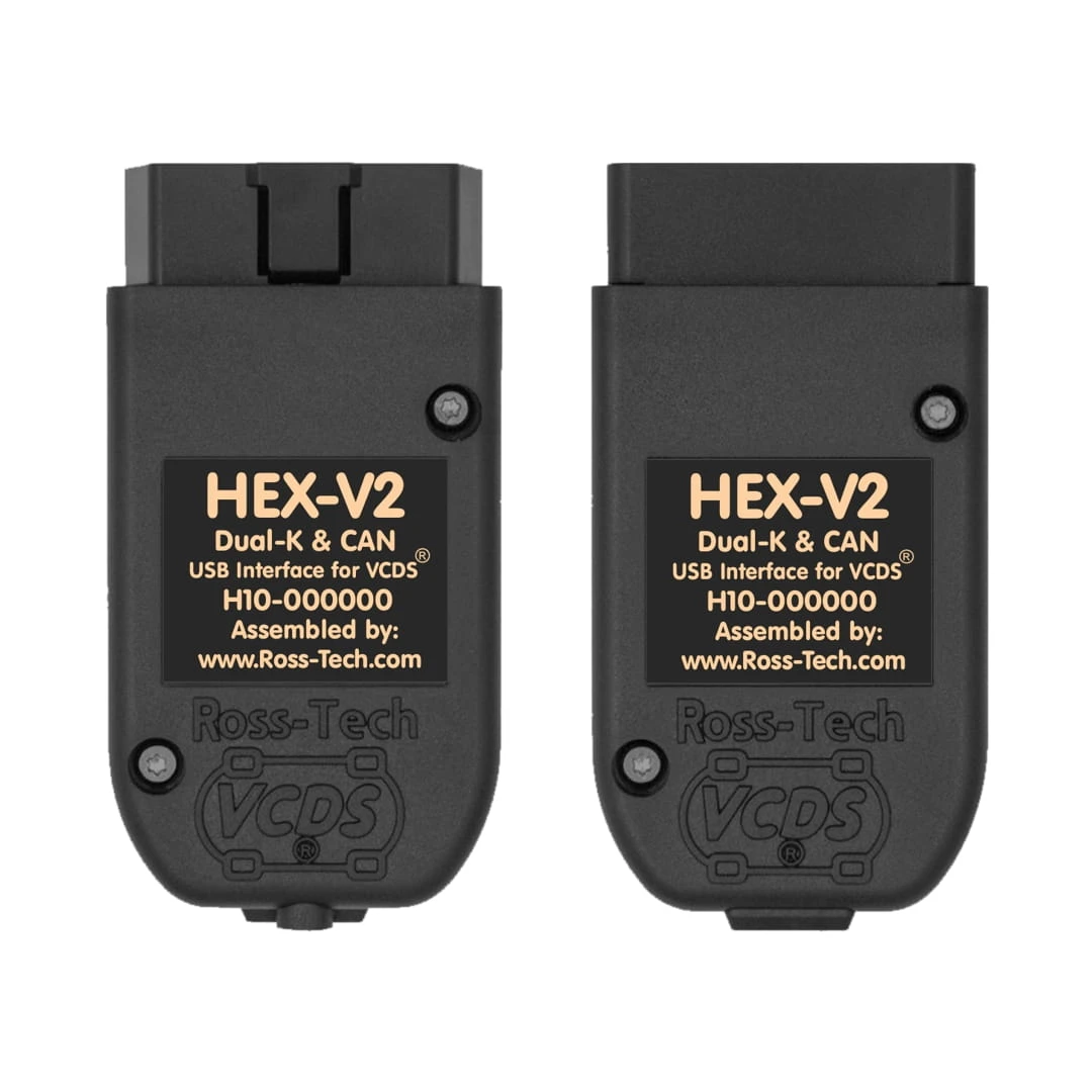 VCDS diagnostični vmesnik HEX-V2 za avtodiagnostiko - spredaj in zadaj
