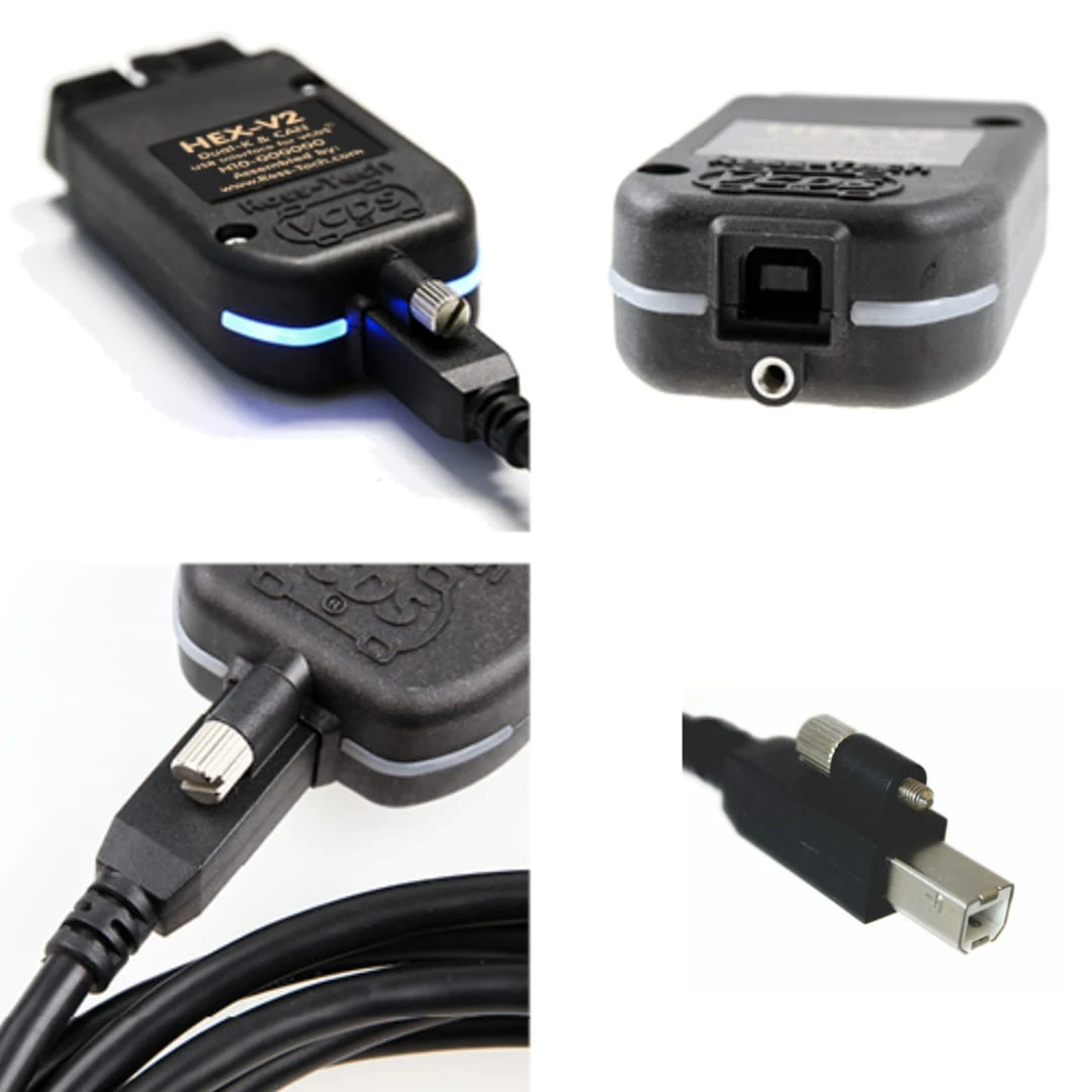 VCDS diagnostični vmesnik HEX-V2 za avtodiagnostiko konektor