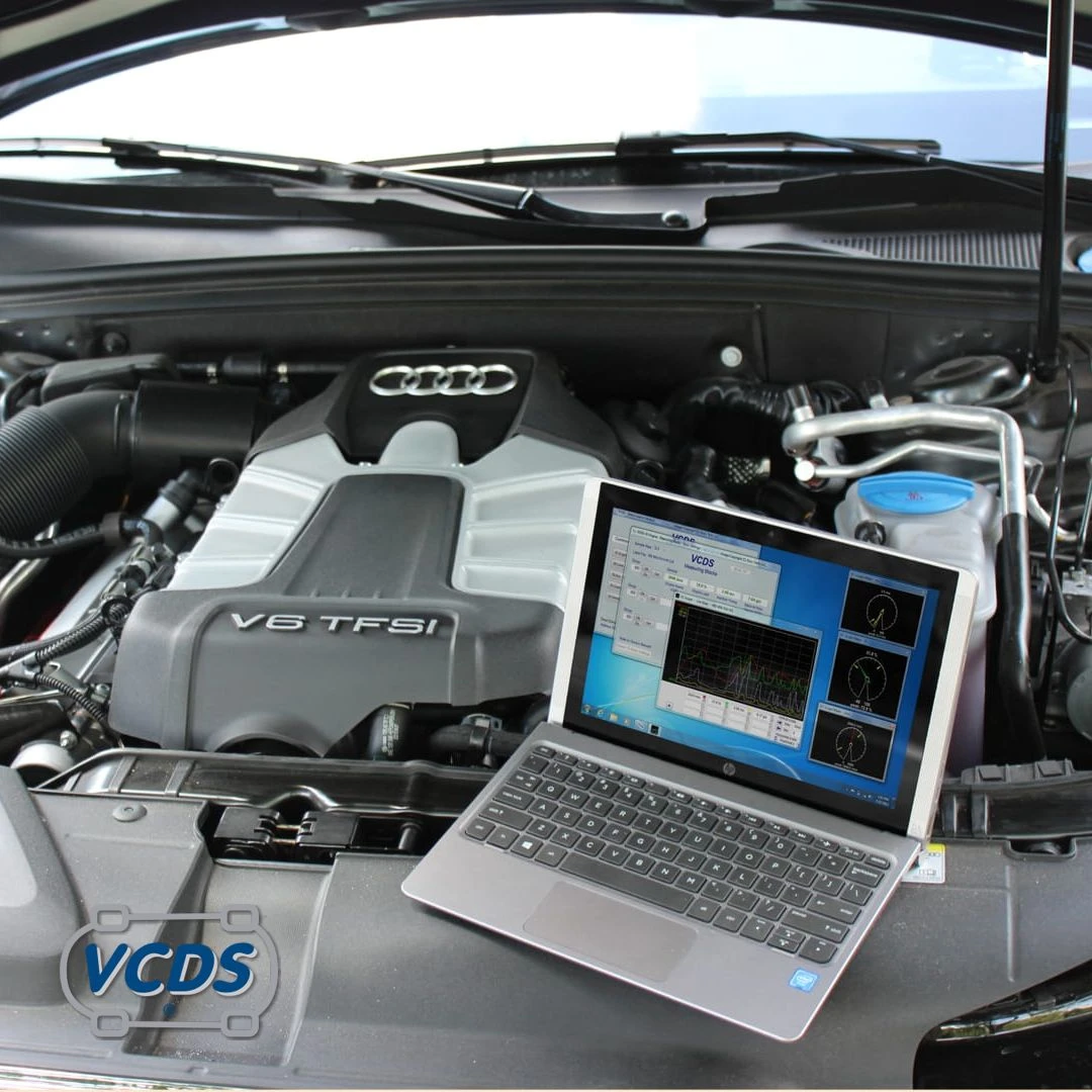 VCDS diagnostični vmesnik HEX-V2 za avtodiagnostiko v uporabi 2