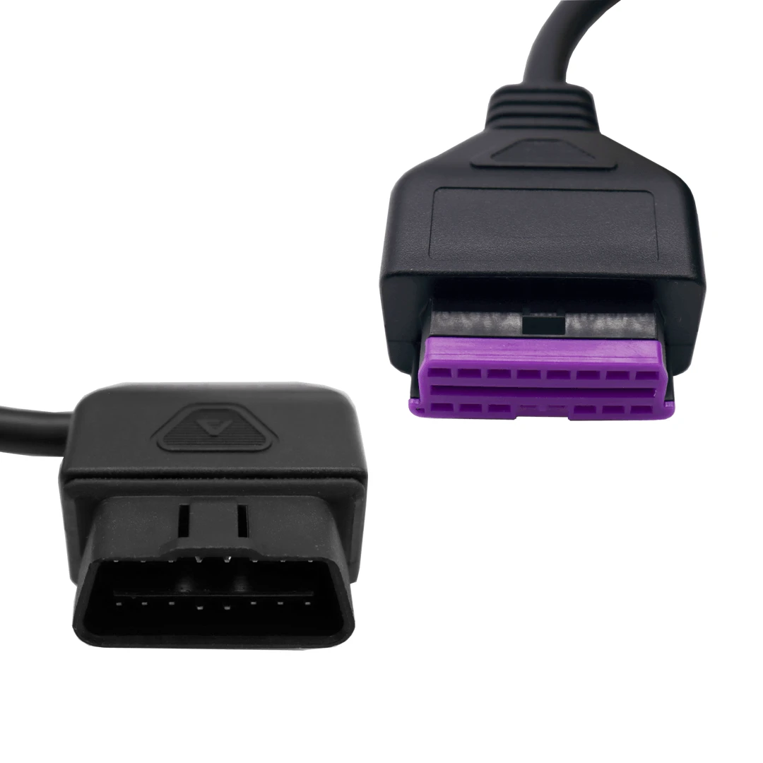 OBD2 na OBD2 podaljšek pod pravim kotom 1m za avtodiagnostiko